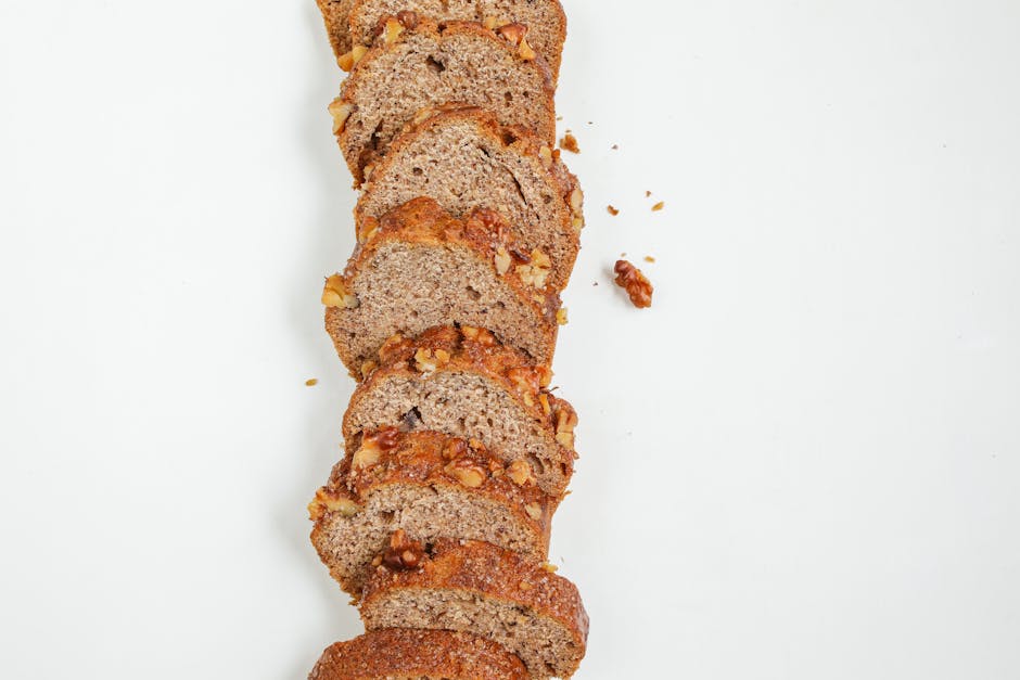 Pain aux bananes et noix