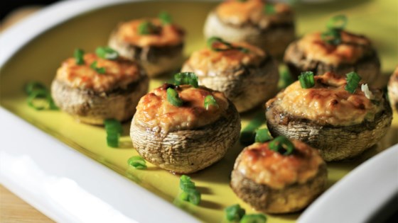 Air Fryer Stuffed Mushrooms
