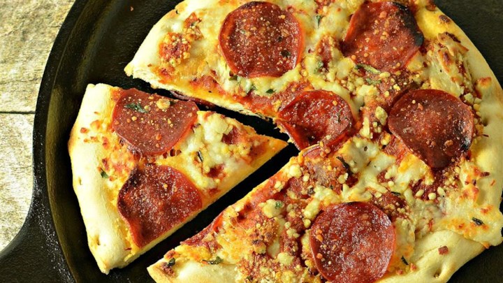 Pizza au Pesto et Fromage de Chèvre