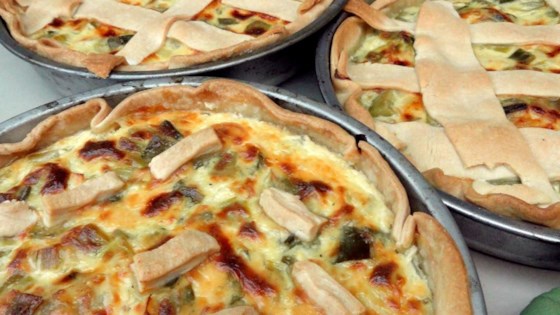 Creamy French Leek and Gruyere Tart