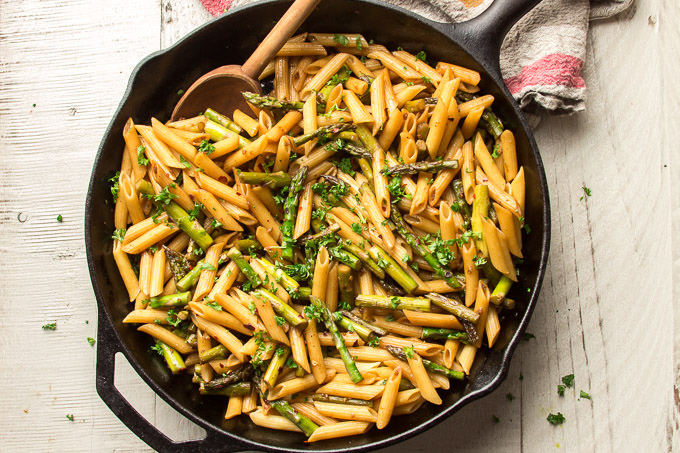 Creamy Asparagus Spring Pasta