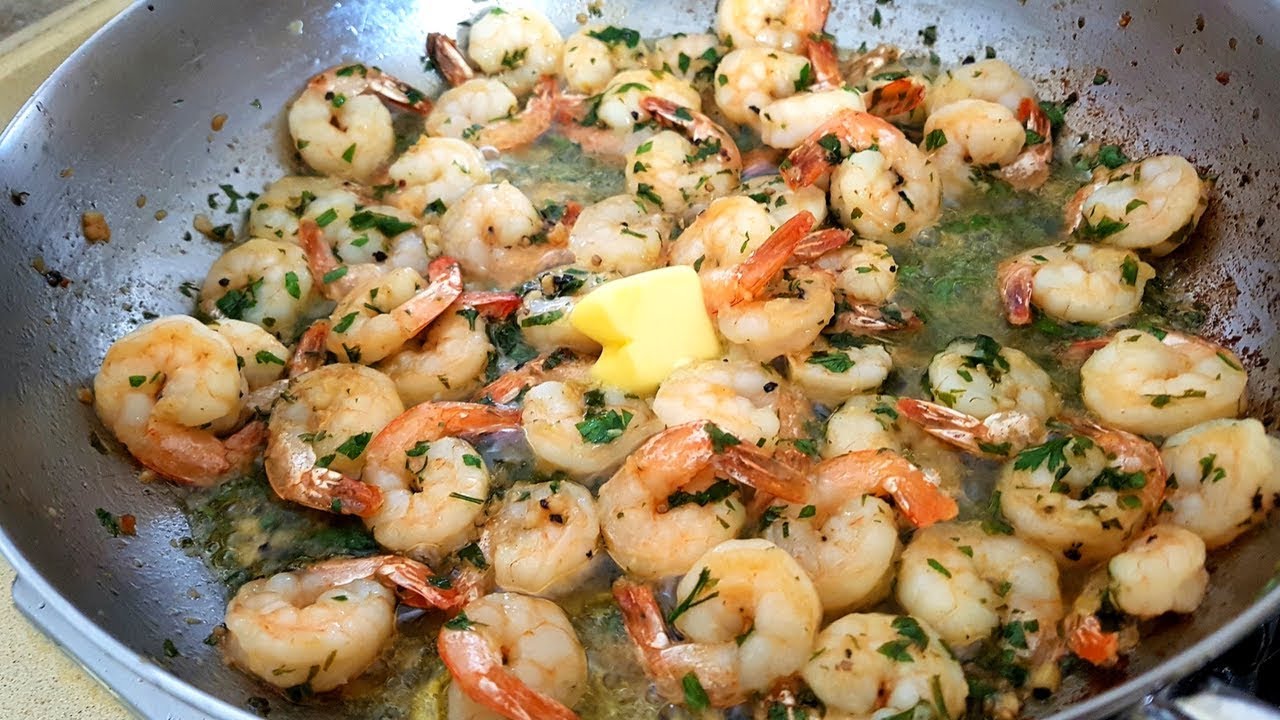Simple Garlic Shrimp