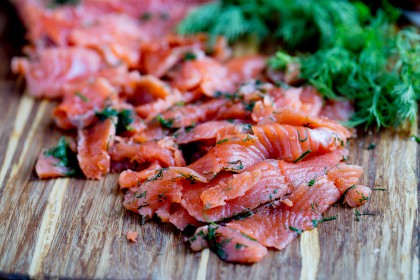 Homemade Gravlax