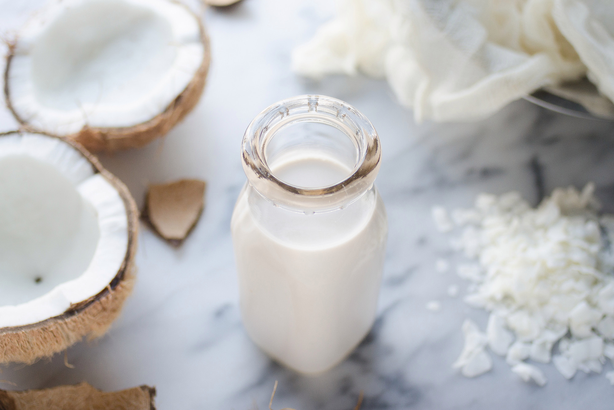Homemade Coconut Milk From Dried Coconut